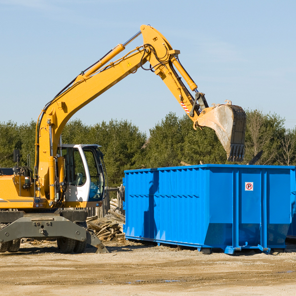 are there any restrictions on where a residential dumpster can be placed in Eastover North Carolina